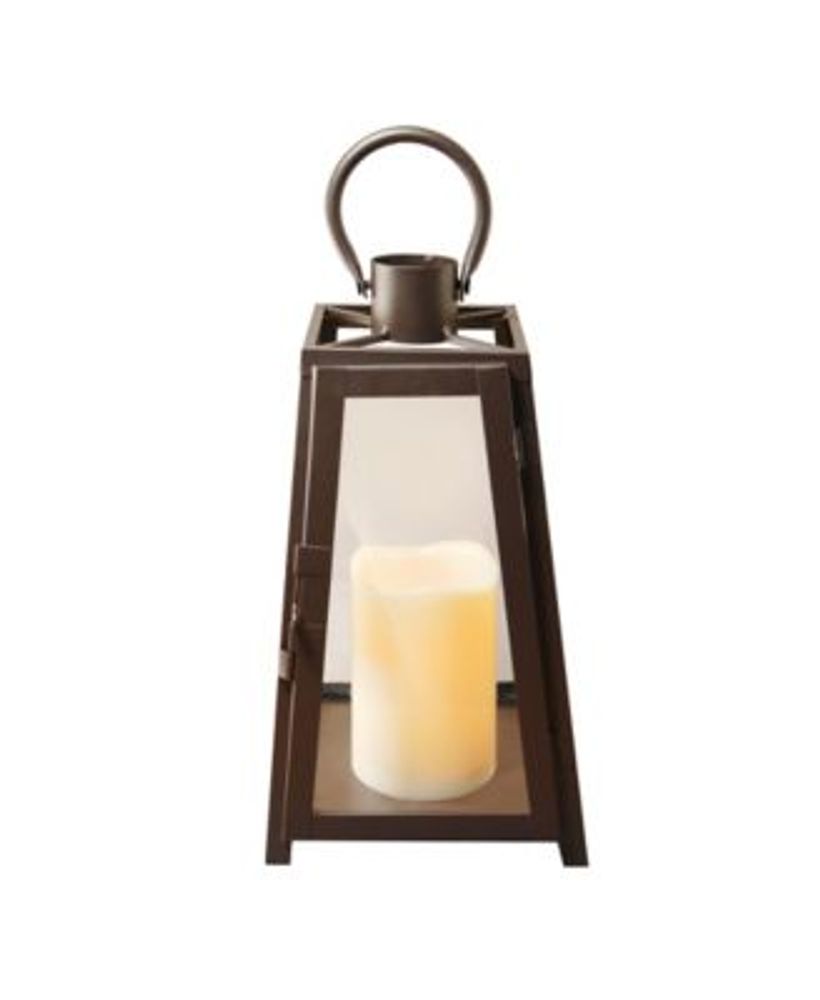 Battery Operated Decorative Lanterns w/ LED Candle - LumaBase