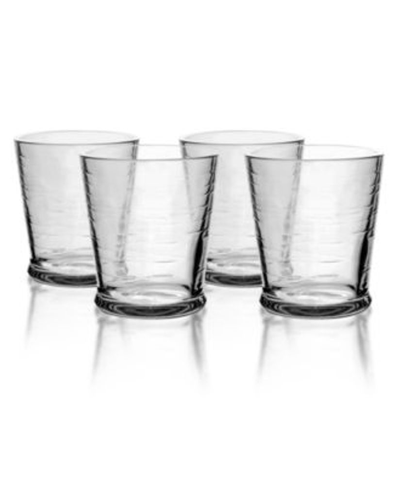 TarHong Bubble Jumbo Glass, Clear, 23 oz, Premium Plastic, Set of 6