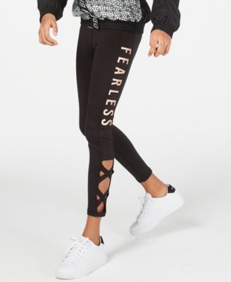 Big Girls Fearless Caged Leggings, Created for Macy's