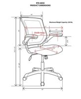Techni Mobili Mesh Task Office Chair
