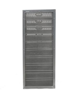 Mesh 10 Drawer Cabinet Metal Storage Drawers File Storage Cart