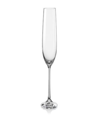 Viola Fluted Champagne Glass 6.5 Oz, Set of 6
