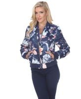Women's Floral Bomber Jacket
