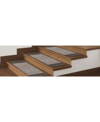 Softy Collection Non-Slip Rubber Backing Stair Tread Pack of 7