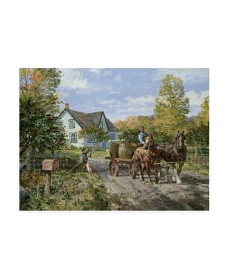 Peter Snyder Apple of His Eye Canvas Art