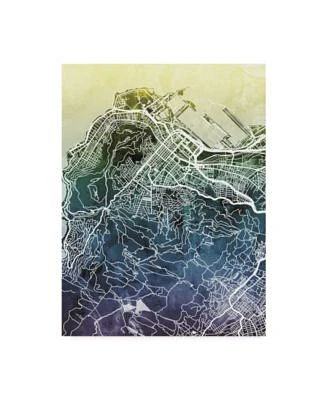 Michael Tompsett Cape Town South Africa City Street Map Canvas Art