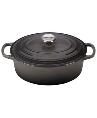 Quart Enameled Cast Iron Oval Dutch Oven