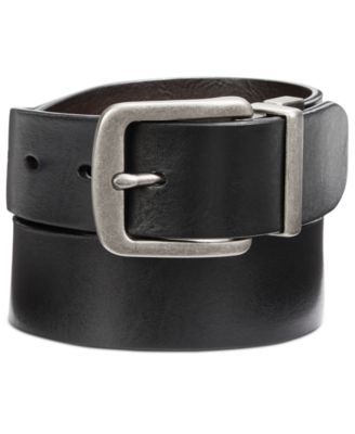 Men's Cut-Edge Reversible Leather Belt