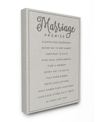 Marriage Promise Canvas Wall Art