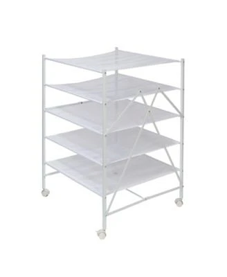 5-Tier Collapsible Rolling Clothes Drying Rack