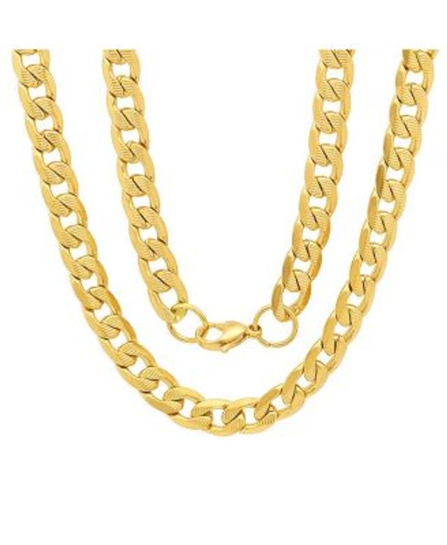 Italian Gold Men's Figaro Link Chain Necklace (7-1/5MM) in 10K Gold - Gold