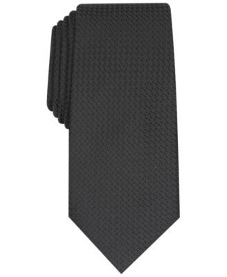 Men's Slim Textured Tie, Created for Macy's