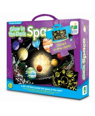 Puzzle Doubles - Glow In The Dark Space- 100 Pieces