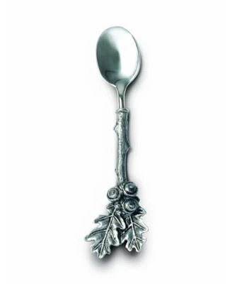 Pewter Acorn and Oak Leaf Jam, Sauce Spoon