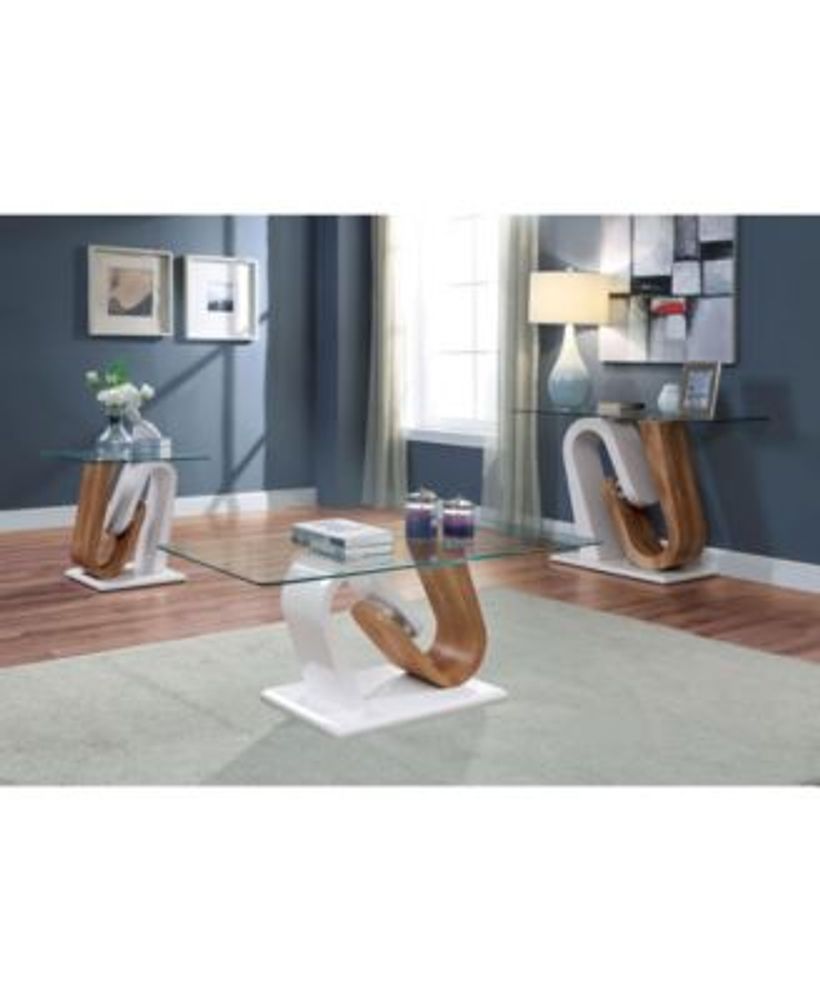 Amanon Pedestal Base Sofa Table
