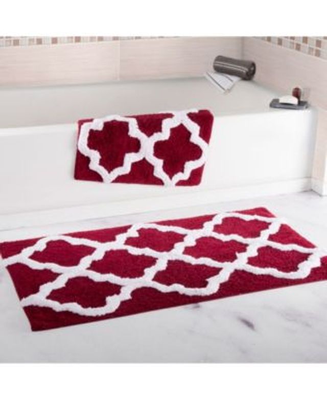 Baldwin Home 2 Piece Memory Foam Bath Mat Set