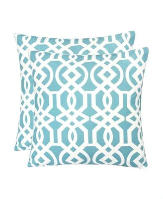 Outdoor Pillow Cover, Lattice Trellis - Set of 2