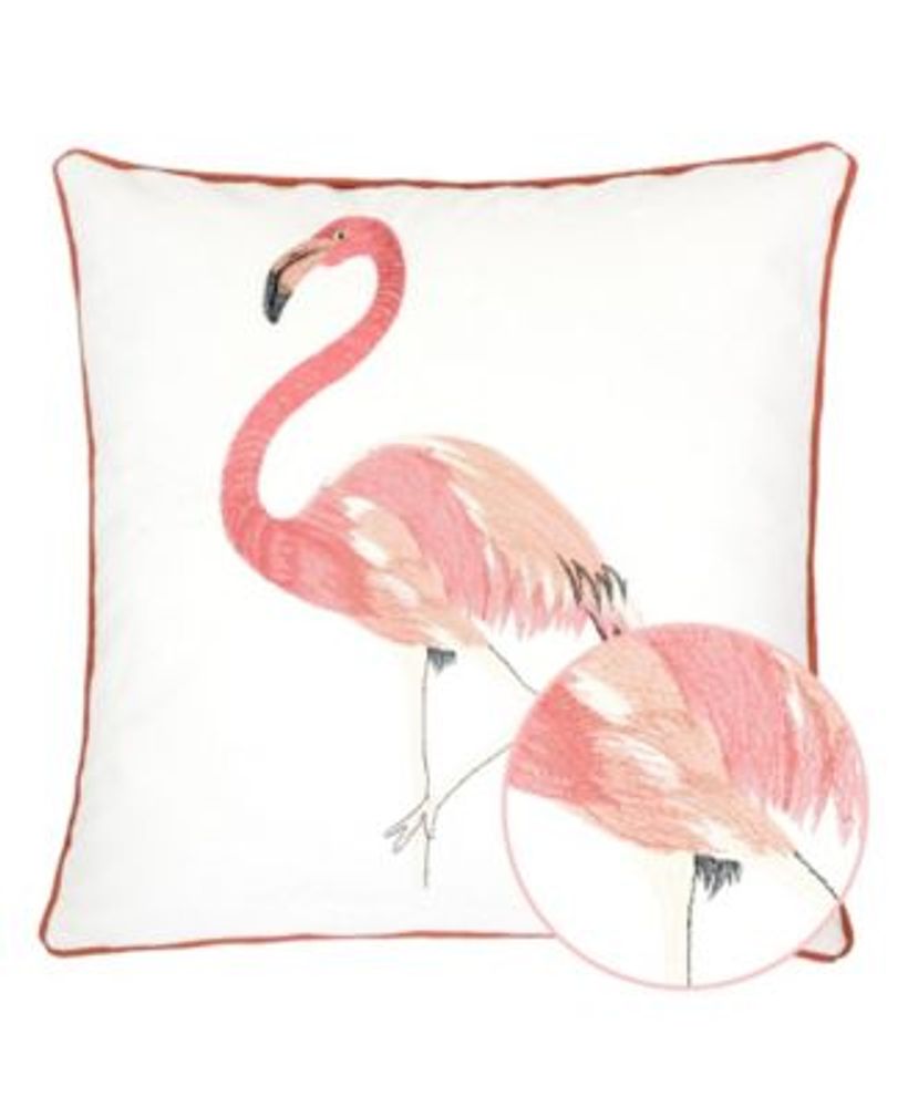 Flamingo Square Decorative Throw Pillow