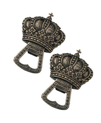 The King's Crown Bottle Opener, Set of 2