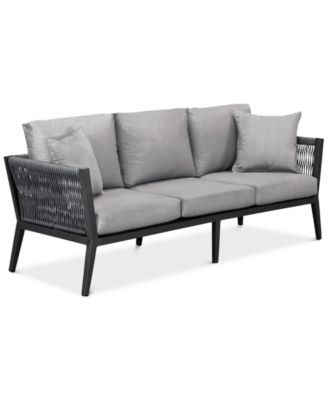 CLOSEOUT! Braxtyn Outdoor Sofa with Sunbrella® Cushions, Created for Macy's