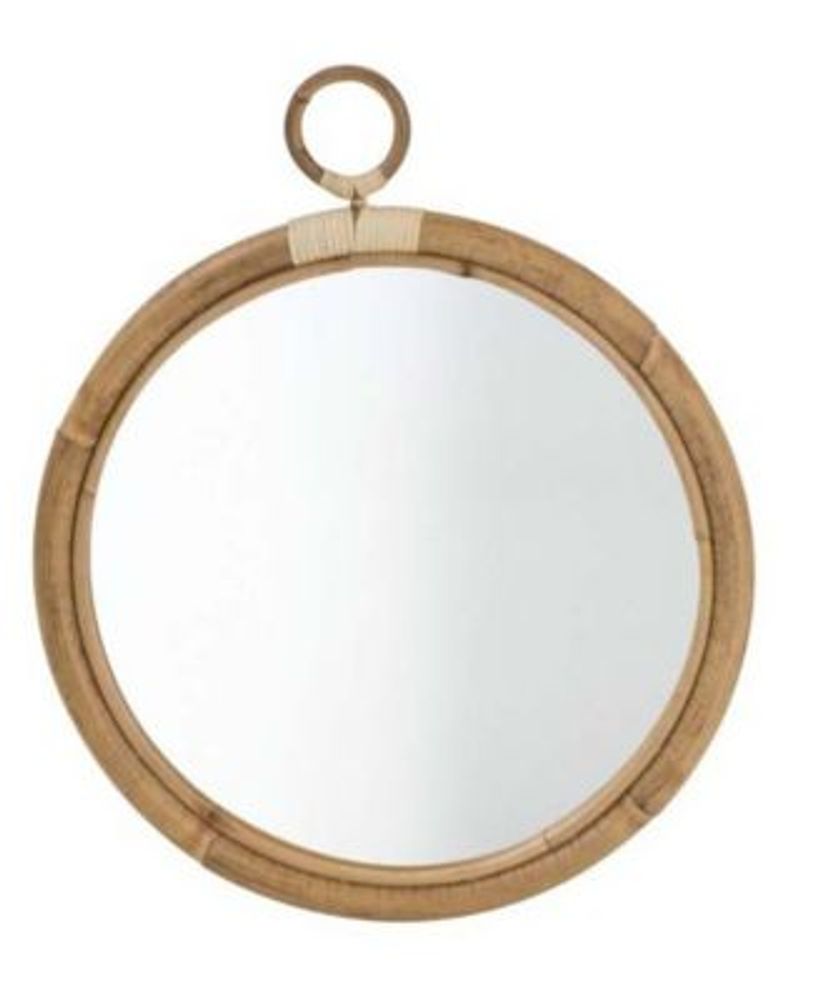 Small Mirror with Stoneware Base