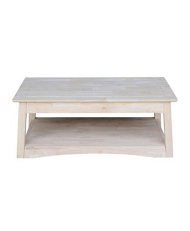 international concepts bombay tall coffee table