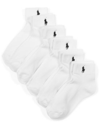 Blue Label Women's Sport Quarter 6 Pack Socks