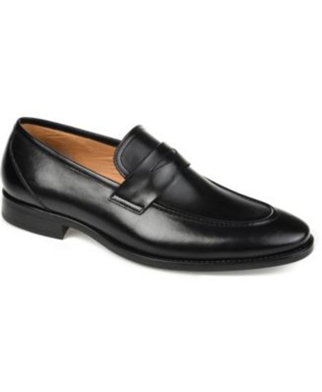 Thomas & Vine Men's Bishop Apron Toe Penny Loafer Shoe | MainPlace Mall