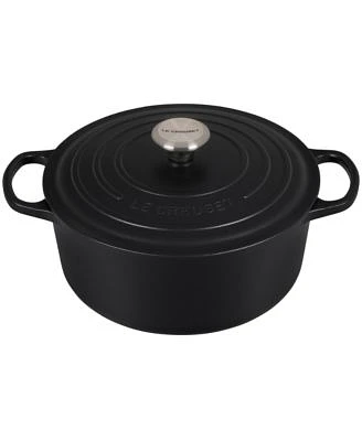 Signature Enameled Cast Iron 5.5 Qt. Round Dutch Oven