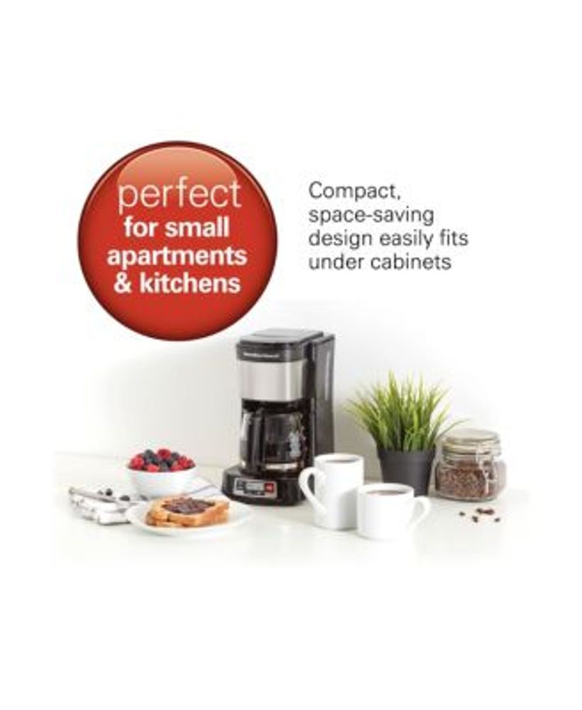 5 Cup Compact Coffee Maker with Programmable Clock
