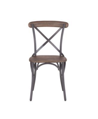 Anderson Dining Chairs with Wood Seat, Set of 2