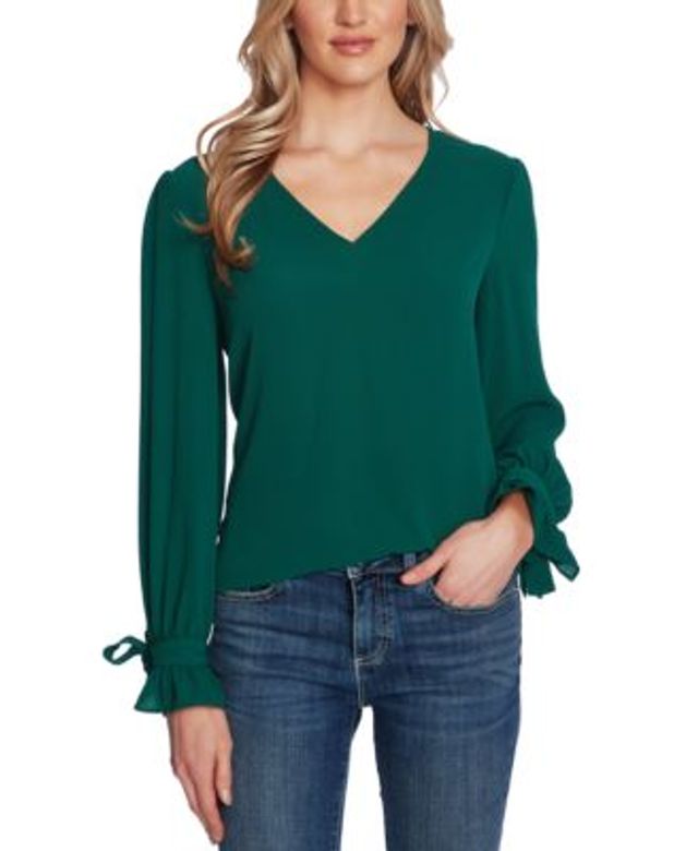 Cece Women's Mock Neck Long Sleeve Sweater, Alpine Green, M