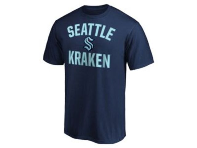 Men's Fanatics Branded Black Seattle Kraken Victory Arch T-Shirt