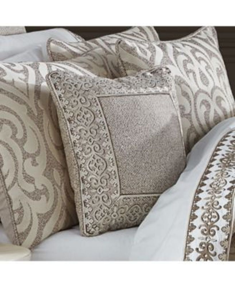 Milan Embellished Decorative Pillow, 18" x 18"
