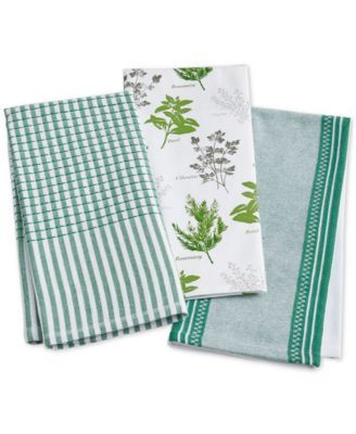 Farm Fresh Kitchen Towels, Set of 3, Created for Macy's