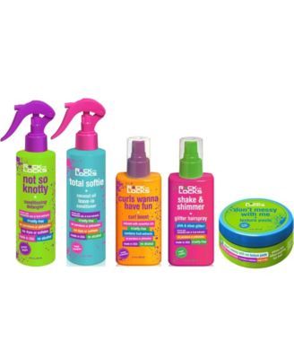 5-Pc. Green Apple Conditioning Detangler, Coconut Oil Leave-In Conditioner, Curl Boost, Glitter Hairspray, Texture Paste Set