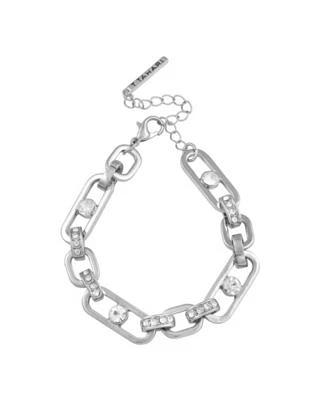 Women's Link and Crystal Bracelet