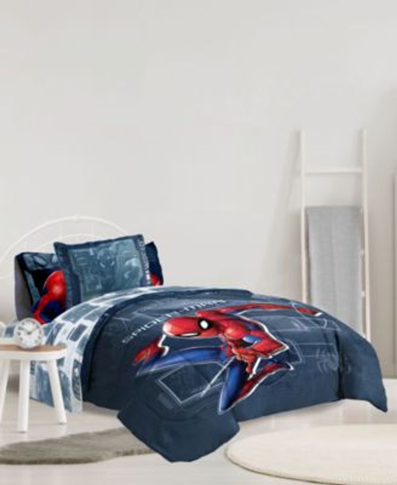 Spider-Man Reversible Comforter Set, Created For Macy's