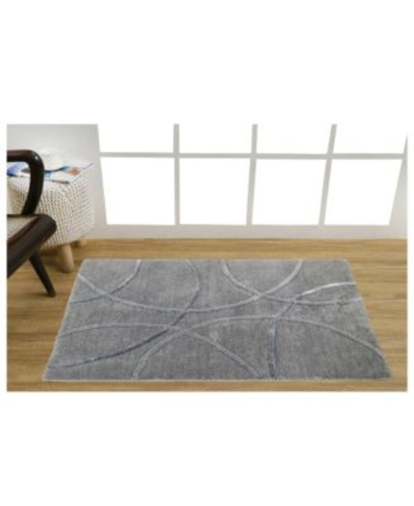Overtuft Circles 27" x 45" Accent Rug