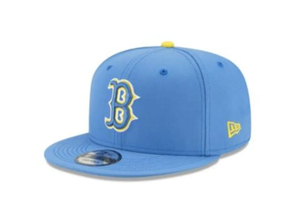 Men's Boston Red Sox New Era Yellow/Light Blue City Connect Two-Tone 9FIFTY  Snapback Hat