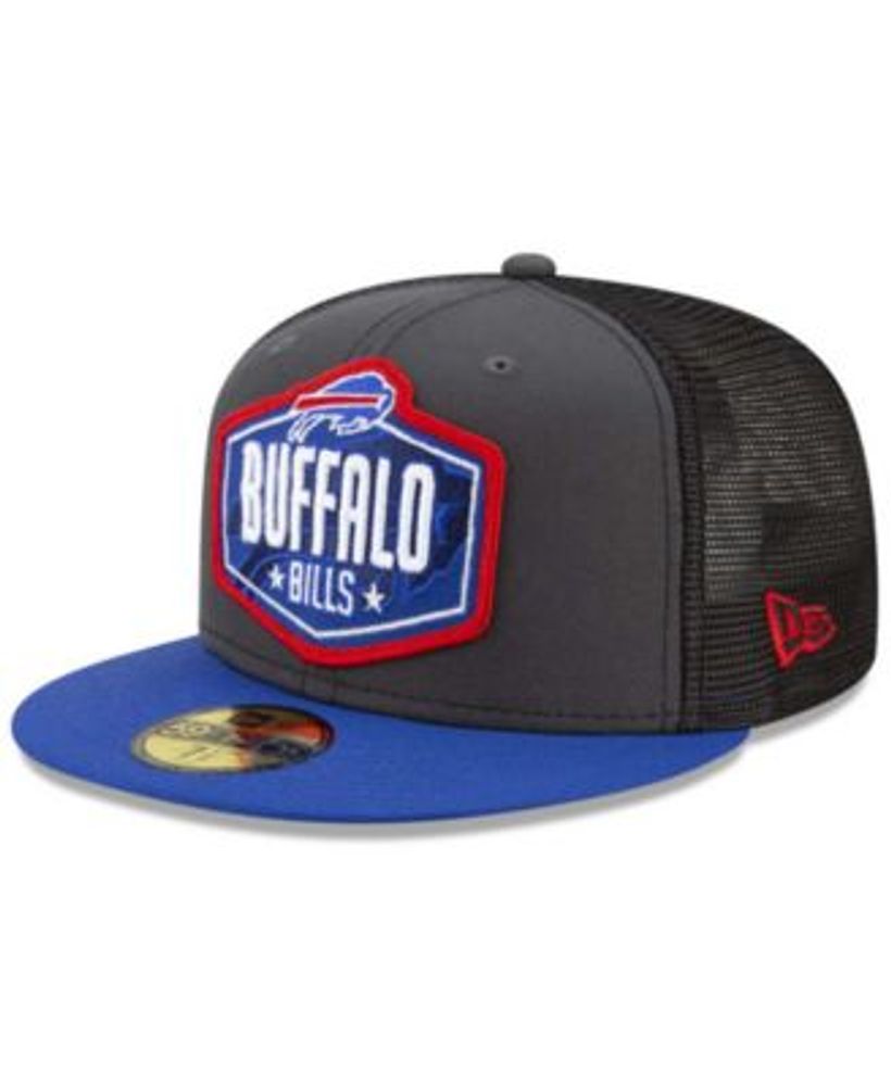 New Era Buffalo Bills 2021 Draft 59FIFTY Cap Graphite,Black,Royalblue