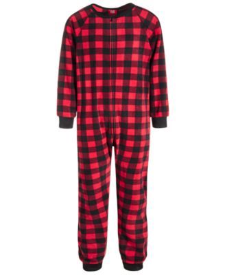 Matching Toddler, Little & Big Kids 1-Pc. Red Check Printed Family Pajamas