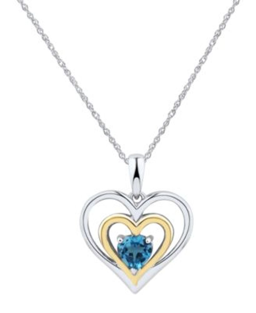 Diamond Heart Pendant 18 Necklace (1/2 Ct. t.w.) - Gold