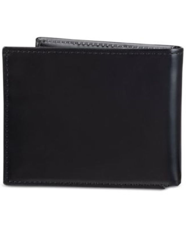 Guess Men's RFID Slimfold Wallet with Interior Coin Pocket - Black