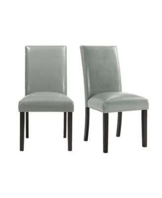 Pia 2 Piece Faux Leather Dining Side Chair Set