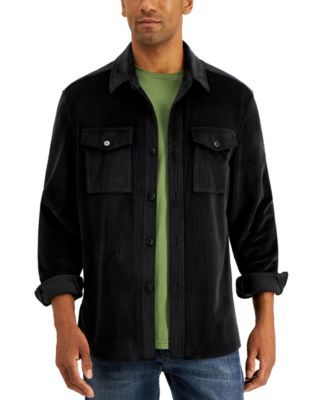 Men's Regular-Fit Corduroy Shirt Jacket, Created for Macy's