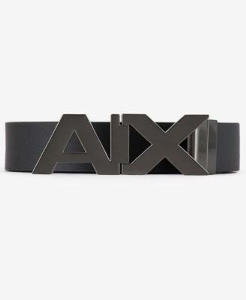 A|X Armani Exchange Men's Logo Reversible Belt | Connecticut Post Mall