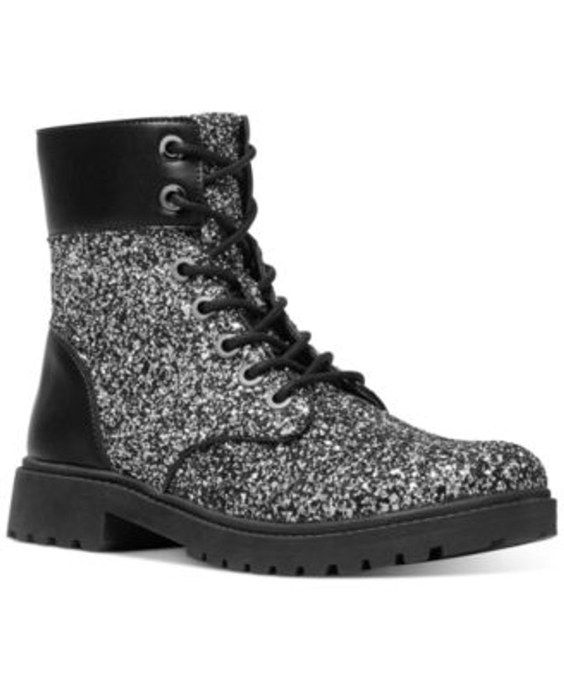 Michael Kors Women's Alistair Lace-Up Lug Sole Combat Booties | Connecticut  Post Mall