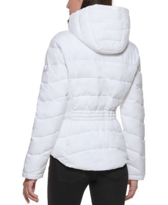 Women's Hooded Stretch Packable Puffer Coat, Created for Macy's
