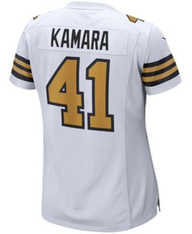 Nike Team Jersey Youth Small Alvin Kamara 41 New Orleans Saints Black Jersey